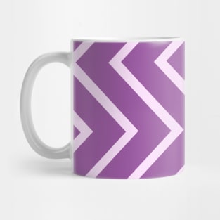 Zig Zag Purple Back To School Pattern Mug